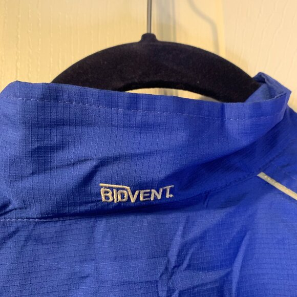 Canari Men's Cycling Jacket Size M Blue Droptail Full Zip Biovent Windbreaker - Picture 9 of 10
